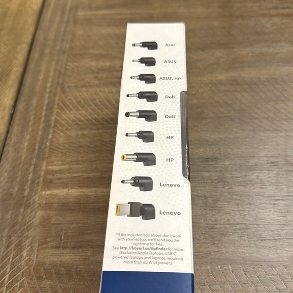 New in box Insignia universal laptop charger 10 foot in length - Picture 2 of 2